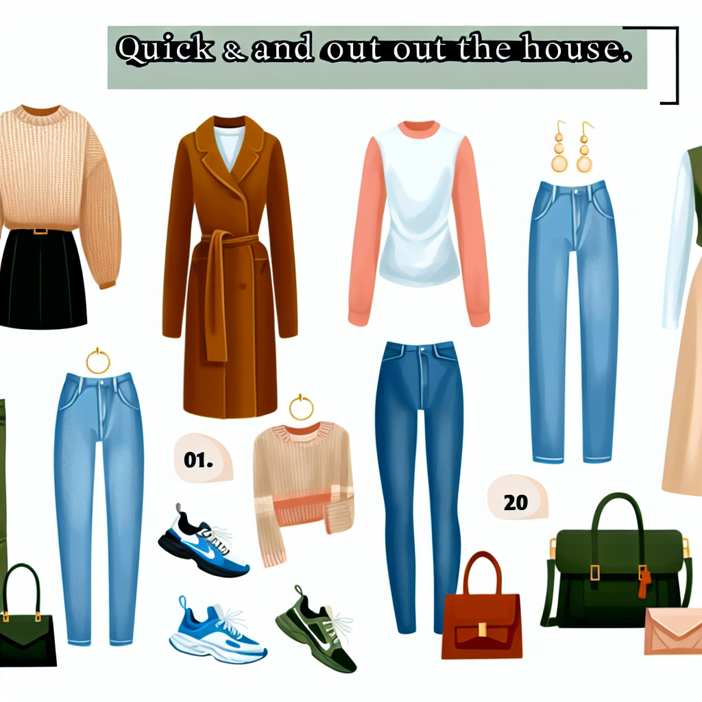 Evden Çıkarken Hızlıca Ne Giysem? Pratik Çözümler