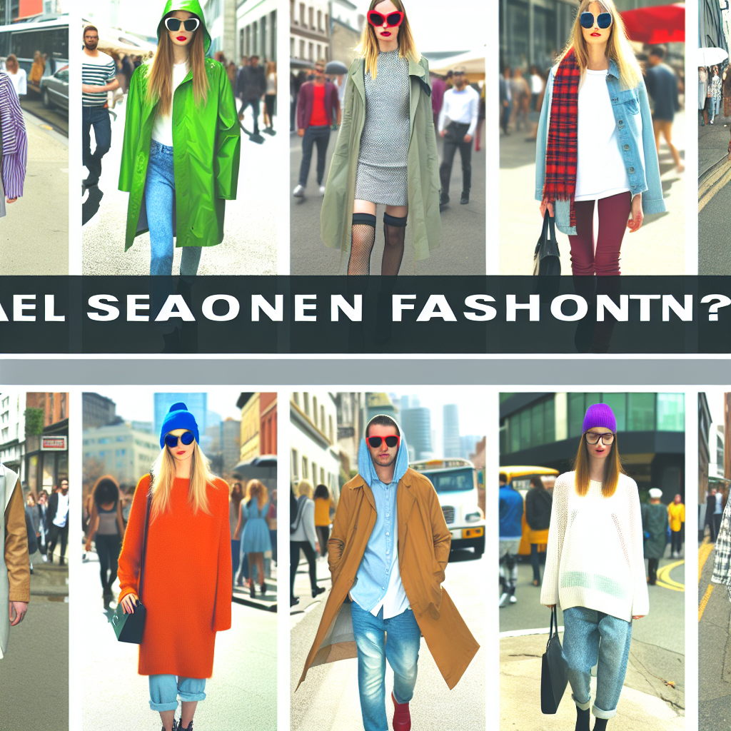 Sokak Modasında Mevsimlik Trendler Nasıl Kullanılır?