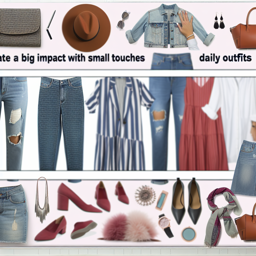 Günlük Kombinlerde Küçük Dokunuşlarla Büyük Fark Yaratın